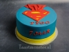Superman taart voor Tygo